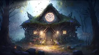 Enchanted Forest Retreat - Morning Serenity at the Druid House / Forest Ambience and Peaceful Music