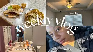 WEEKLY VLOG | i&rsquo;m changing my environment &bull; EMPTY HOUSE TOUR &bull; solo mom life &bull; clean & cook w/ me 