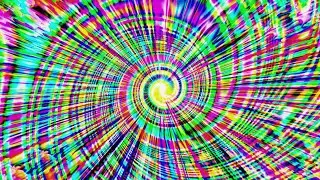 Color Vortex: A Hypnotic Psychedelic Spiral in 4K (No Sound)