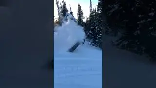 2023 Ski Doo Gen 5 Turbo #skidoo #deepsnow #snowmobile #fyp #sendit #skidoosummit #turbo