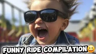 RIDE COMPILATION &mdash; Hilarious Reactions! #ridecompilation#rollercoaster#rollercoasterreactions