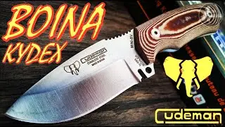 😍❗UN CUCHILLO INCREIBLE DE CUDEMAN❗ BOINA VERDE MINI FUNDA KYDEX UN CUCHILLO VERSATIL DE CALIDAD