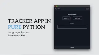 Simple Expense Tracker in Python - Flet Tutorial