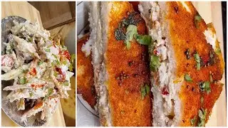 Bina Oven Aur Toaster Ka Tasty Sandwich | Street Style Veg Sandwich Recipe | आसान और झटपट नाश्ता