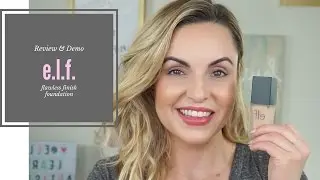 Review of e.l.f Flawless Finish Foundation|| Foundation Friday - Elle Leary Artistry