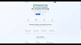 AgriSense &ndash; AI Powered Crop Recommendation | Hackathon Demo
