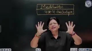 meditation 4*4 technique by Akanksha mam | life changing | try this once