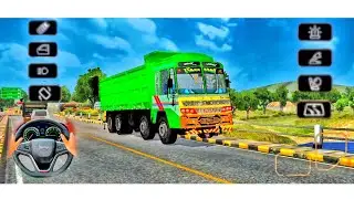 22 wheels tipper truck simulator gameplay truck driving game play real life driving gameplay 3d game