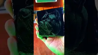 Slate Coaster photo  engraving!! xtool f2 #art #laserengraving #photography #f2 #lasermagic