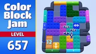 Color Block Jam Level 657 | Every Puzzle Solved! 🎯