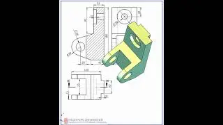 Technical drawing-Teknik Resim #technicaldrawing #teknikresim #mechanicaldrawing