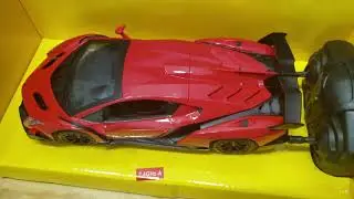 Unboxing, quick look and demo of QUN FENG Remote Control RC CAR Lamborghini
