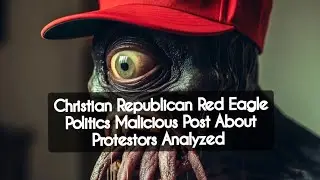 Christian Republican Red Eagle Politics Malicious Post About Protestors Analyzed 