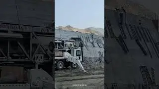 Coffer Dam Concrete #hydropower #civilengineer #concrete