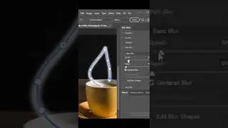 Create Coffee Smoke Easily Using Photoshop #tutorial_short