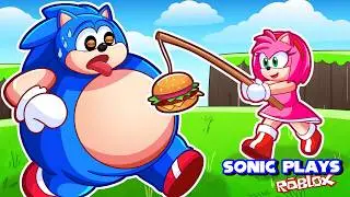 🦔 Худая Эми и толстый Соник в обби! [Обби для 2 игроков] | Соник играет в Roblox в режиме 