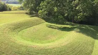 Serpent Mound in Ohio from the Observation Tower
