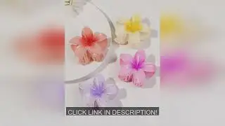 1/4Pcs Cute Flower Banana Hair Claw Clip for Thick Hair,Strong Hold Nonslip,Hawaiian,Hair Accessorie