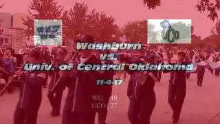 Washburn vs Central Oklahoma, 11-4-17, Football Highlights