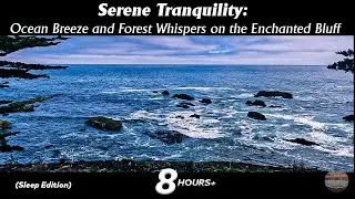 Serene Tranquility: Ocean Breeze and Forest Whispers on the Enchanted Bluff (Sleep Edition)