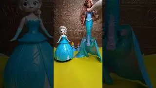 CUTE TRANSFORMING PRINCESS ELSA AND TRANSFORMING ARIEL #disneyprincess #ariel #elsa
