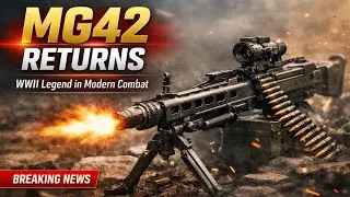 MG42 RETURNS | WWII Legend in Modern Combat | Modernized MG42 Machine Gun