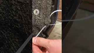 Clever Fix! Zip Ties and a Washer Instead of a Clip! #shrots #tricks