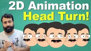 2D Animation Tutorial Animate CC  ll Making Head Turn (Class 62)