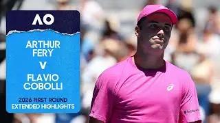 Arthur Fery v Flavio Cobolli Extended Highlights | Australian Open 2026 First Round