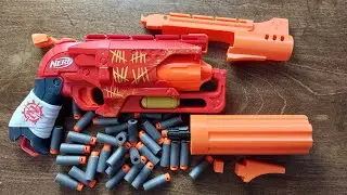 Как превратить ваш Nerf Hammershot в Handcannon с магазином на 32 патрона!