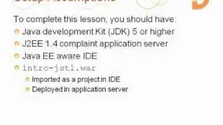 Introduction to JSTL - Lesson Overview