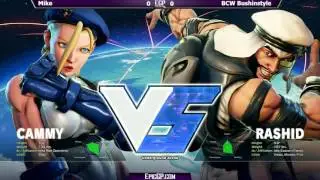 SFV &ndash; Mike (Cammy) vs BCW Bushinstyle (Rashid) &ndash; TT6