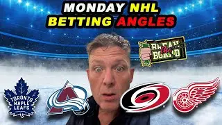 NHL Monday Best Bets 🔥 Leafs at Avs & Canes at Wings