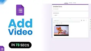 Как добавить видео в форму Google [просто]