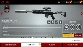 Hitman Sniper chapter 2 mission 2 of 20 unlocked mantis gun