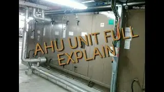 Ahu Unit In HVAC Tamil/ AIR HANDING UNIT PRINCIPAL OF WORKING...