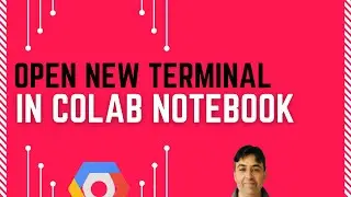 Откройте новый терминал в Colab Notebook
