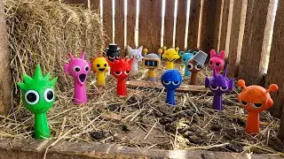 Pause and Find Sprunki in the Goat Barn