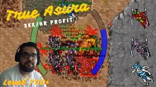 Tibia/Rubinot - EK 700+ Hunt True Asure  3KK/HR PROFIT