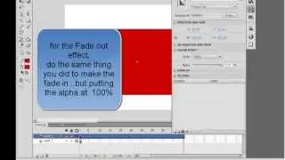 TUTORIAL: Fade in and out an object in Flash CS5