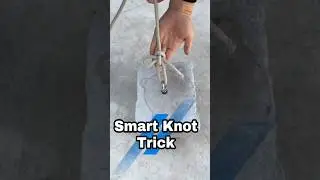 Simple Knot Trick for Solo Lifting from Heights #knot #technique #rope