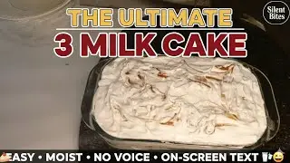 The Best & Easiest Tres Leches Cake Recipe (3 Milk Cake) at Home | Step-by-Step @CookbookbySS 