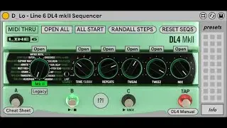 Deferlow - Line 6 DL4 mkII Max for Live Sequencer