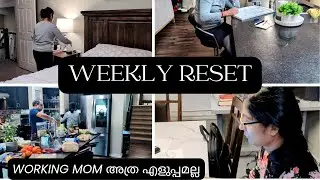 Weekly Reset for a Stress Free Work Week/ Grocery Haul/ Day In My Life Malayalam/ #miya 