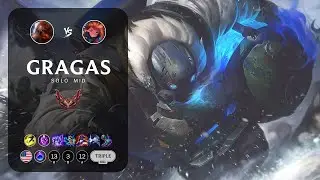 Gragas Mid vs Zoe - NA Grandmaster Patch 13.17