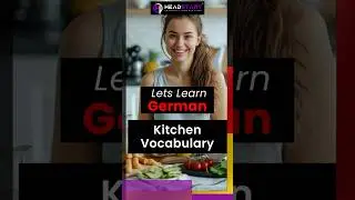 Lets Learn German Kitchen Vocabulary #LearnGerman #GermanVocabulary #GermanForBeginners #Shorts