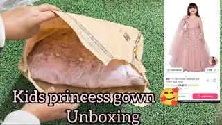 MAGICAL Kids Birthday Gown Dress Unboxing Like A REAL Princess Dress?