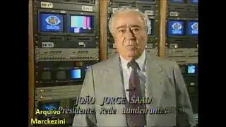 João Jorge Saad e a nova torre da Band (1997)