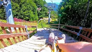 FunBob | Adventure Park Cimone | Insane Italian Mountain Coaster! | Onride POV & Offride