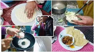 🤌খুব সহজে রুমালি রুটি আর ফুলকপি,ডিমের দারুন এক👩‍🍳রেসিপি দিয়ে আজকের🧆ডিনার জমে গেলো।Dinner🍽️recipe
